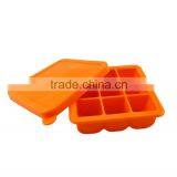 Wholesale Custom Silicone Ice Cube Tray With Lid, Personalized Ice Cream Tray Mould thumbnail-4