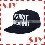 Mens Letter Embroidery Fitted Flat Bill Hats Cool Snapback Hip Hop Cap thumbnail-5