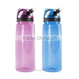 the special design Tritan drink bottle wtih straw and large print area