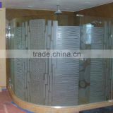 Customized Patterned Glass Round Glass Sheet Design Base On Your Required