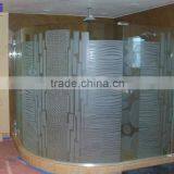 Customized Patterned Glass Round Glass Sheet Design Base On Your Required thumbnail-1