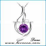 New Arrival Antique Fashion Love Gift Jewelry Crystal 925 Silver Pendant for Sale thumbnail-2