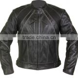 Men Leather Motorcycle Jacket/ Biker Racing Jacket / Men Leather Motorbike Jacket / Leather Motorbike Suit / Motorcycle Gloves