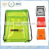 Double pockets PVC & EVA drawstring bag