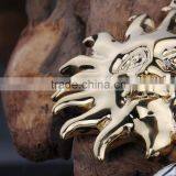 Simple Casting Design Fashion Unique Gold Sun Pendant thumbnail-5