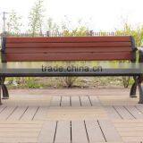High Quality Outdoor Leisure Bench Wpc Wood Plastic Composite Patio Bench thumbnail-2
