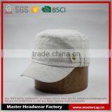 100% Linen Military Army Caps for Women Without Logo