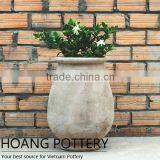 High Quality Terracotta Flower Planter / Jar - Vietnamese Pottery thumbnail-1