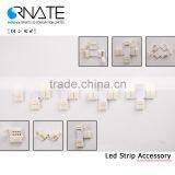 LED Strip Free Solder Connector 10mm 8mm 2 Pin 4 Pin For 5050 5630 5730 3528 Single Color RGB Led Strip thumbnail-5