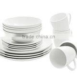 7 Inch Round White Color Graceful Design Porcelain Plates Dishes For Hotel And Restaurant thumbnail-2