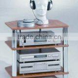 Simple 3 Tiers Steel TV Cabinet With MDF thumbnail-1