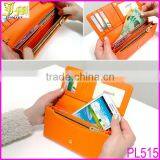 Fashion Women Wallets Day Clutch Ladies PU Leather Wallet Purse Long Hand Bag Zipper Clutch Card Wallet