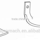 2016 Hot Sale Good Quality Tillage Tools Boron Steel Tiller Blades