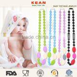 BPA Free Food Grade Baby Teething Bracelets Wholesale Druzy Pendants thumbnail-1