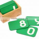 Baby Toy Montessori Math Toys Sandpaper Number With Box thumbnail-5