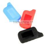 New Car Styling Silicone Two Way Case Keychain LCD Car Alarm System Remote Control Sticker Cover for TZ9010 thumbnail-1