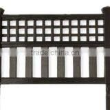 Garden Black Plastic Fence - WL-001W thumbnail-1