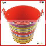 Wholesale Round Flower Garden Metal Buckets