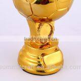 Wholesale Resin Gold Plated Football Trophy Soccer thumbnail-5