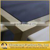 2016 Eurpean Style Brushed Golden Stainless Steel Side Table thumbnail-4