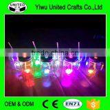 HOT SALE !!! Wholesale Ice Cold Drink Glass Led Mason Jars With Lids and Straw thumbnail-1