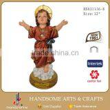 12 Inch Resin Religious Items Craft Home Decoration Figurine Nino Statues Baby Jesus thumbnail-5