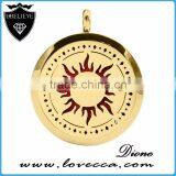 DIY Custom 316L Stainless Steel Aromatherapy Locket Pendant thumbnail-3