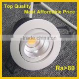Best seller 10W dimmable COB recessed led downlight 230V