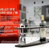 Round Wooden Wine Rack,wood Wine Shelf,wine Glass Drying Rack Wine Stand Wood Wooden Wine Bottle Rack thumbnail-1