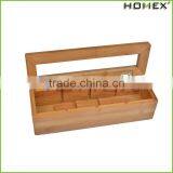 Chinese Bamboo Box With Lid For Sundries,Bamboo Tea Storage Box/Homex_Factory thumbnail-1