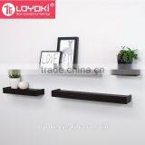 Mdf Wood Home Wall Mount Shelf Floating Shelf Vertigo Set of 4 Ledge Shelves thumbnail-3