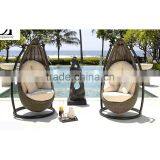 1 Person Rattan Bullet Hanging Chair For Sell thumbnail-6