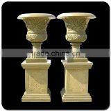 Decorative Garden Stone Pot Flowerpot Stand for Sale thumbnail-2