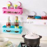 Plastic Storage Rack/kitchen Shelf With Strong Sucker thumbnail-2