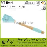 silicone baking brush with wooden handle