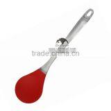 SK-0106 Plastic Handle Silicone Set Of 2 Salad Serving Spoon thumbnail-3