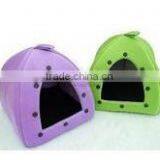 Indoor Heated Pet Dome - Pink - 15"x15"x16" With Heating Pad on Base thumbnail-1