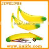 Christmas Gift Silicone Fruit Shaped Zipper Pencil Bag thumbnail-1