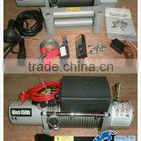 4x4 Offroad Recovery Small Electric Winch 8500lbs High Speed With Wire Rope thumbnail-1