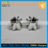 Wholesale Druzy Stainless Steel Cuff Link Earring Jewelry for Women thumbnail-3