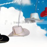 2015 mini cowboy hat air freshener/freshner refills with various colors