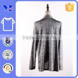 Pearl Silk Textile Open Wrinkles Placket Design Women Draped Coat thumbnail-2