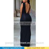 2015 New Designs Dress Fashion Backless Elegant Evening Sexy Western Dress for Woman thumbnail-5