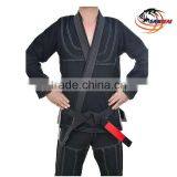 Brazilian Jiu Jitsu gi With Embroidery and Sublimation Patches or Blank Black/white/blue Col Bjj gi for Adult and Kids thumbnail-5