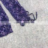 Women Leftover Stock Fashion Long Sleeve Boat Neck Full Print t -shirt thumbnail-2