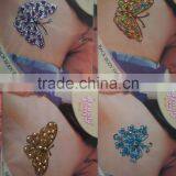 BUTTERFLY BODY STICKER Tattoo Glitter Sticker Glitter Bindi thumbnail-4