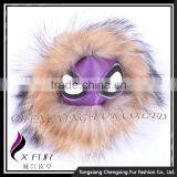 CX-R-48D Long Hair Fashion Cheap Genuine Raccoon Fur Keyring thumbnail-2