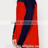 2016 Summer Fashion Men Hip Hop Style 50 Coton / 50 Polyester Longline Long Sleeve T-shirt OEM thumbnail-3