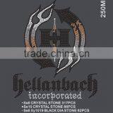 Custom All Kinds of Text and Patterns Hot Fix Rhinestone Made in China thumbnail-4