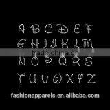 Crystal Letter Custom Tennis Hot Fix Rhinestone for Clothing thumbnail-1